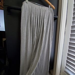 Light Grey Slit Skirt
